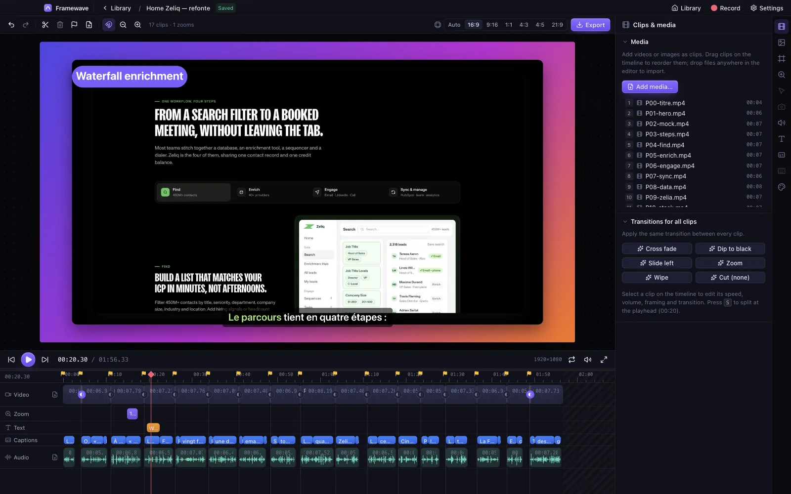 Framewave: local-first screen recorder and video editor for Windows